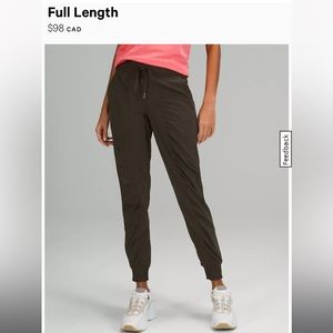 Dance studio jogger new with tags. Olive